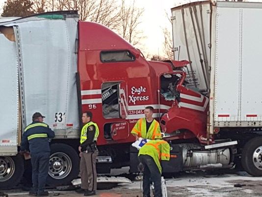 Michigan Truck Accident Expert: Semi Rearends Big Rig